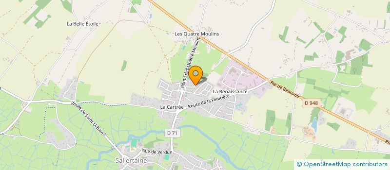 localisation de l'entreprise TAXIS SALLERTAINOIS à SALLERTAINE