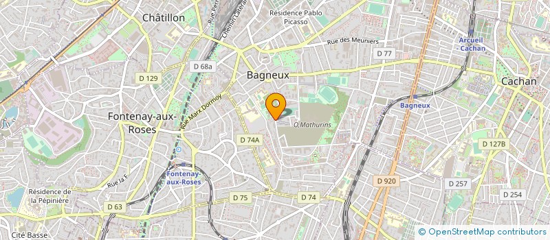 localisation de l'entreprise TAXIS STARB à BAGNEUX