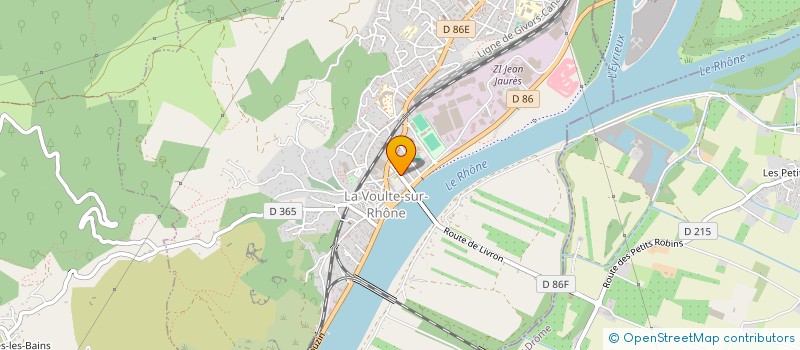 localisation de l'entreprise TAXIS STRAGIOTTI à LA-VOULTE-SUR-RHONE