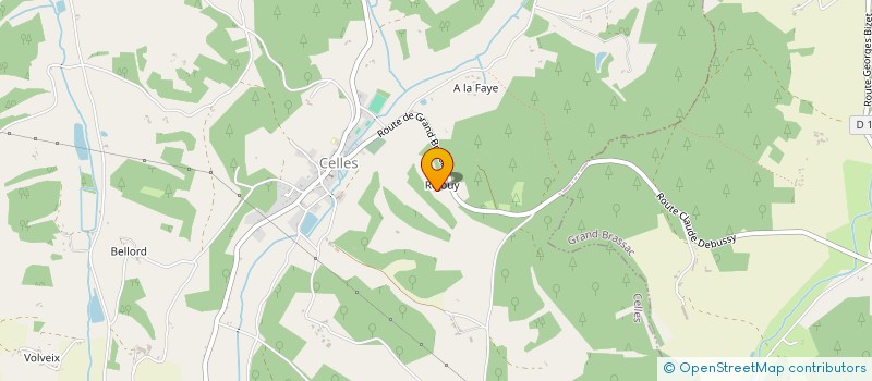 localisation de l'entreprise TAXIS TARNAUD à CELLES