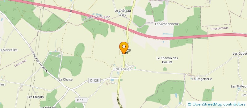 localisation de l'entreprise TAXIS TONY à LOUZOUER
