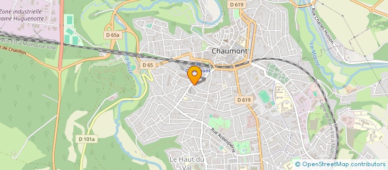 localisation de l'entreprise TAXIS TREIXOIS à CHAUMONT