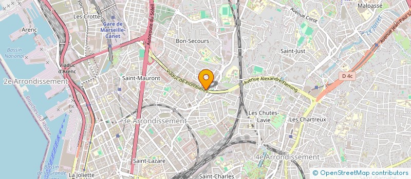 localisation de l'entreprise TAXIS TUPP RADIO à MARSEILLE