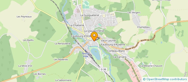 localisation de l'entreprise TAXIS URGENCES SANTE ASSISTANCE à TOUCY