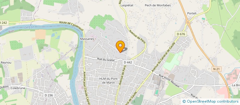 localisation de l'entreprise TAXIS VALLEE DU LOT  VILLENEUVE-SUR-LOT