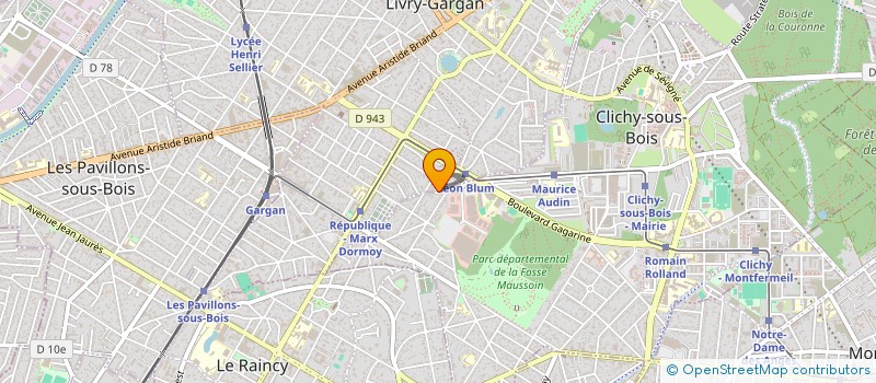 localisation de l'entreprise TAXIS-VITOR à CLICHY-SOUS-BOIS