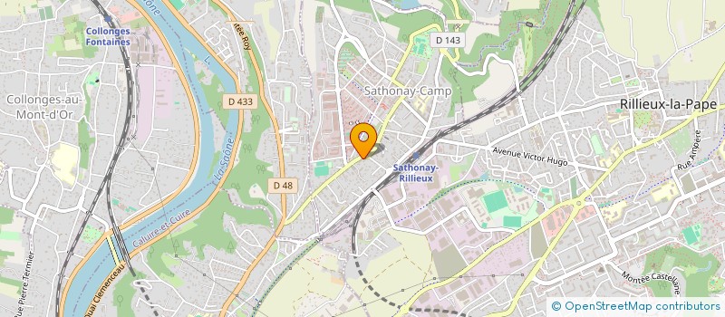 localisation de l'entreprise TAXIS WAZ  SATHONAY-CAMP