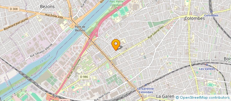 localisation de l'entreprise TAXIS27 à COLOMBES