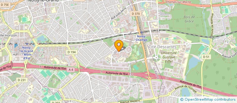 localisation de l'entreprise TAXISPRO  NOISY-LE-GRAND