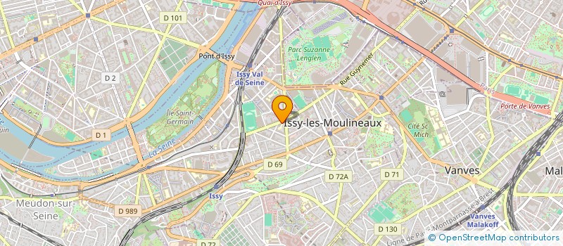 localisation de l'entreprise TAXITA à ISSY-LES-MOULINEAUX