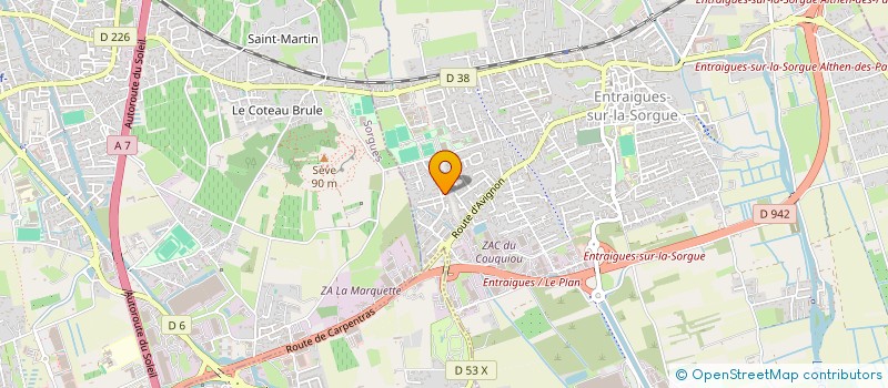 localisation de l'entreprise TAXITEL à AVIGNON
