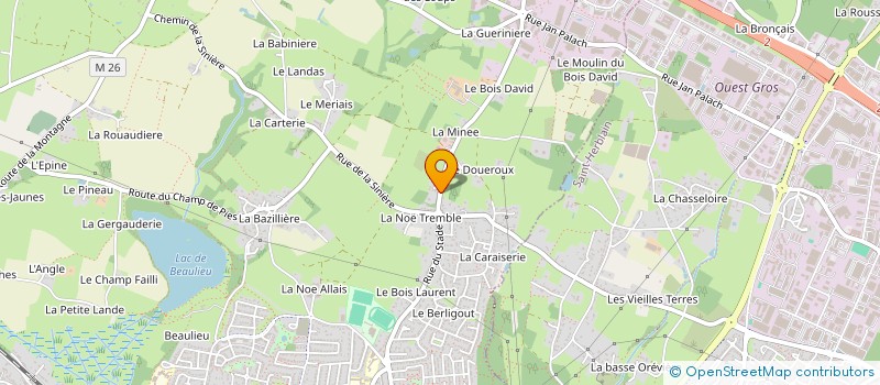 localisation de l'entreprise TAXITY 44 à COUERON