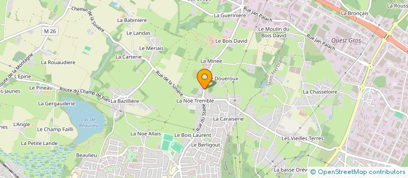 localisation de l'entreprise TAXITY SAINT BREVIN à COUERON