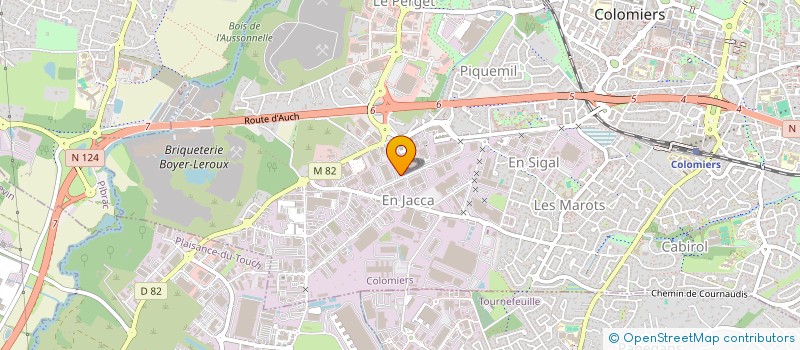 localisation de l'entreprise TAXO à COLOMIERS