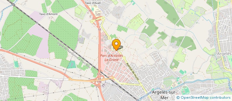 localisation de l'entreprise TAXO PHONE  ARGELES-SUR-MER