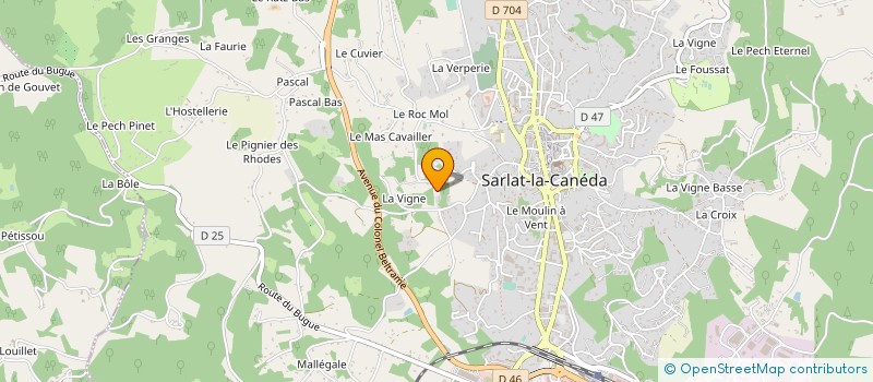 localisation de l'entreprise TAXUS BACCATA  SARLAT-LA-CANEDA