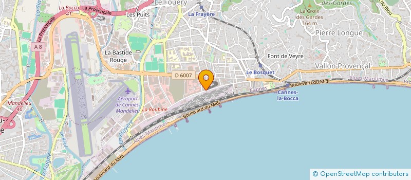 localisation de l'entreprise TAXUS PLUS à CANNES