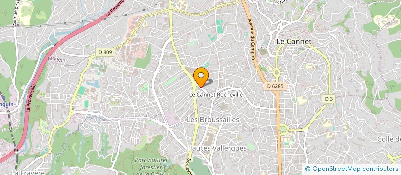 localisation de l'entreprise TAXYLO à LE CANNET