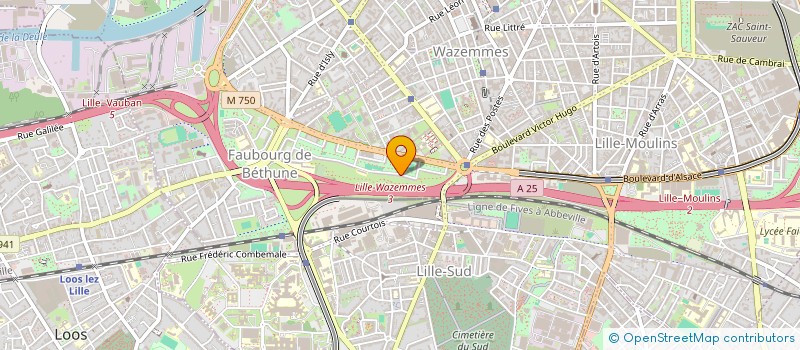 localisation de l'entreprise TAXYPER à LILLE
