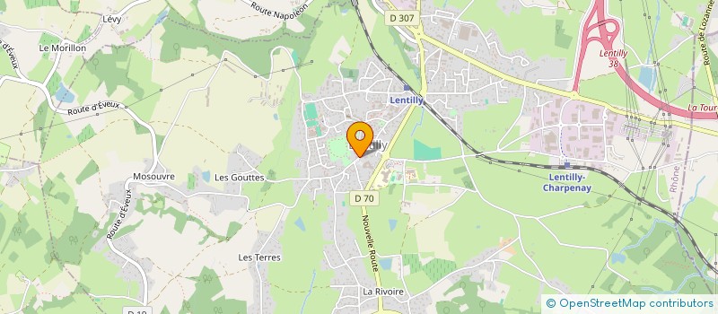 localisation de l'entreprise TAY  LENTILLY