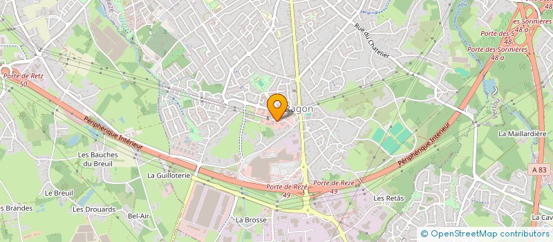 localisation de l'entreprise TAY  REZE