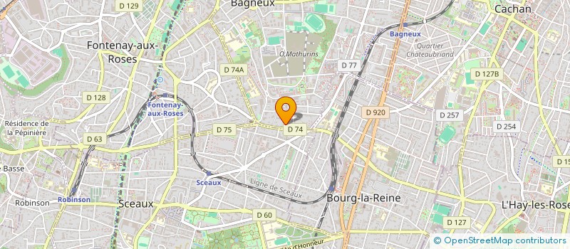 localisation de l'entreprise TAY  CLAMART