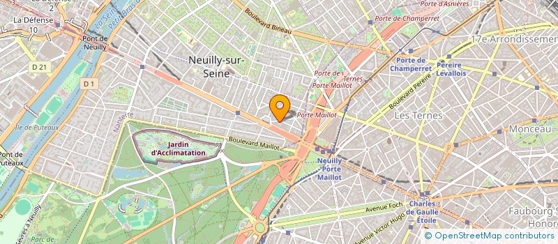 localisation de l'entreprise TAYA à NEUILLY-SUR-SEINE