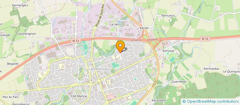 localisation de l'entreprise TAYA  LANDIVISIAU