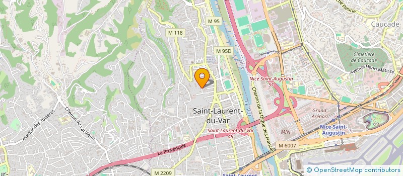 localisation de l'entreprise TAYAC FONCIERE à NICE