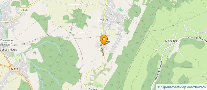 localisation de l'entreprise TAYAN à SAINT-ROMAIN-DE-JALIONAS