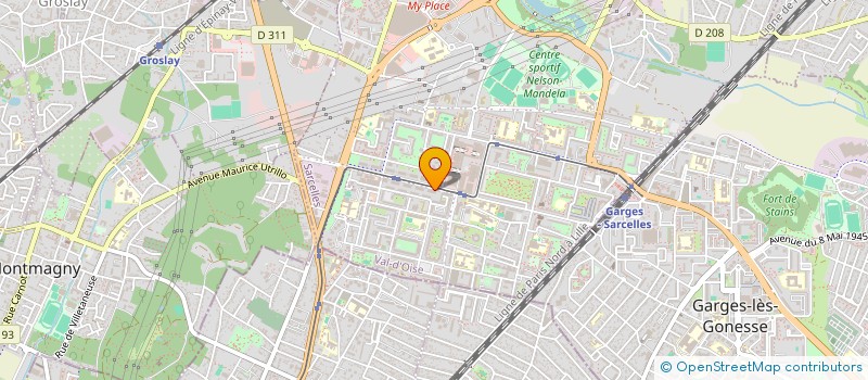localisation de l'entreprise TAYBAT à SARCELLES