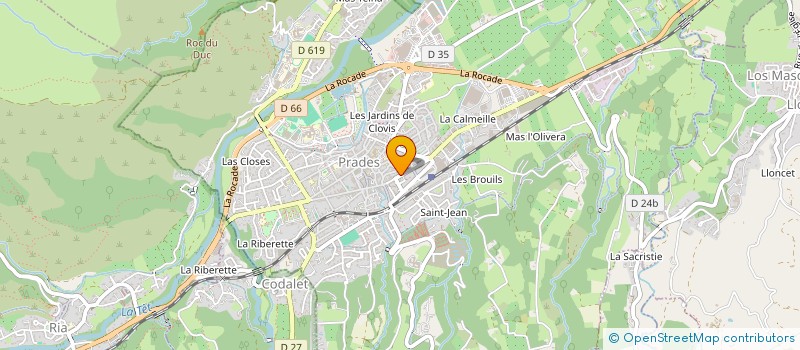 localisation de l'entreprise TAYEBI  PRADES