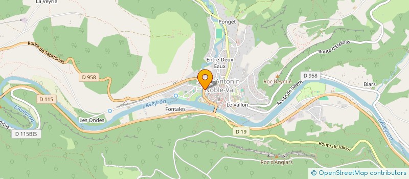 localisation de l'entreprise TAYLOR, PATRICK & LYNN  SAINT-ANTONIN-NOBLE-VAL