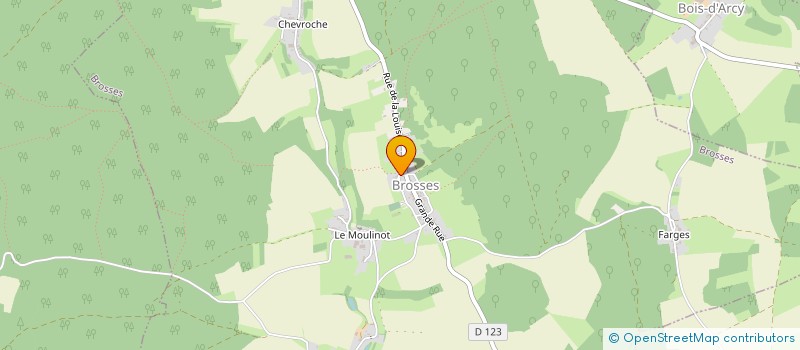 localisation de l'entreprise TAYVAL  BROSSES