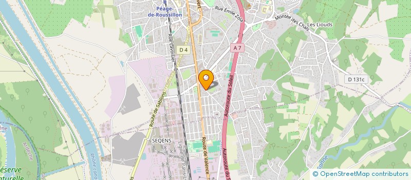 localisation de l'entreprise TAYY  ROUSSILLON