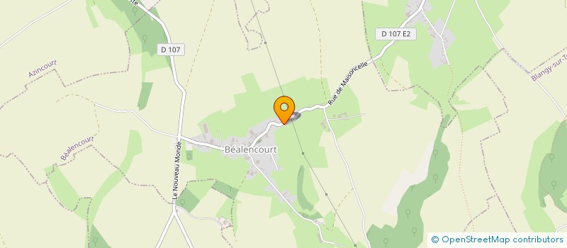 localisation de l'entreprise TAZ  BEALENCOURT