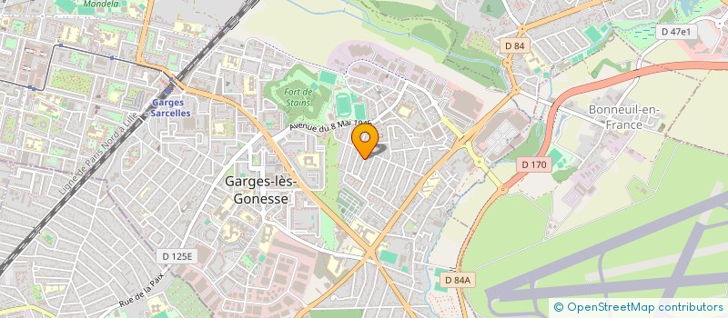 localisation de l'entreprise TAZ à GARGES-LES-GONESSE