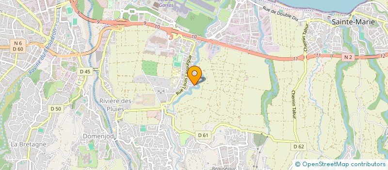 localisation de l'entreprise TAZ  SAINTE-MARIE