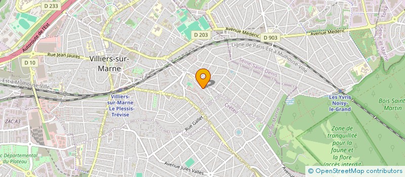 localisation de l'entreprise TAZ FRANCE à VILLIERS-SUR-MARNE