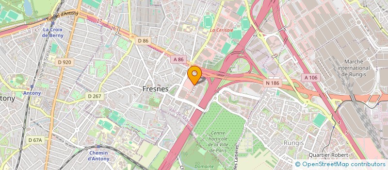 localisation de l'entreprise TAZAN  FRESNES