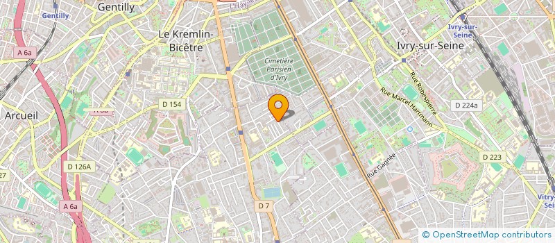 localisation de l'entreprise TAZOK 21 à VILLEJUIF