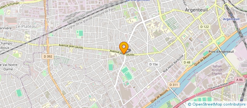 localisation de l'entreprise TAZZARINE  ARGENTEUIL