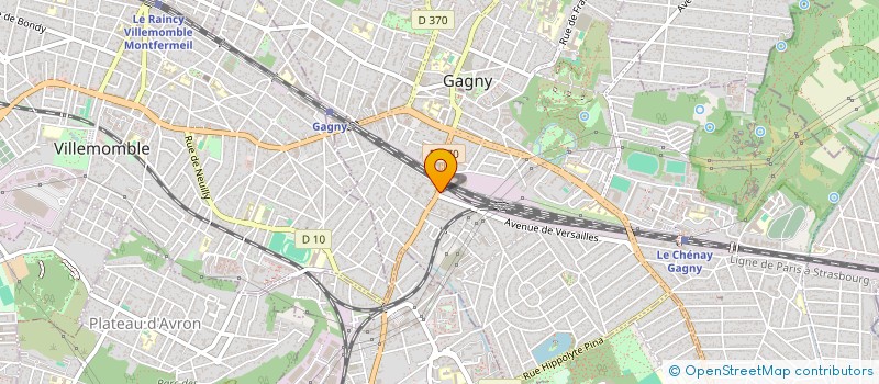 localisation de l'entreprise TB 2000 à GAGNY