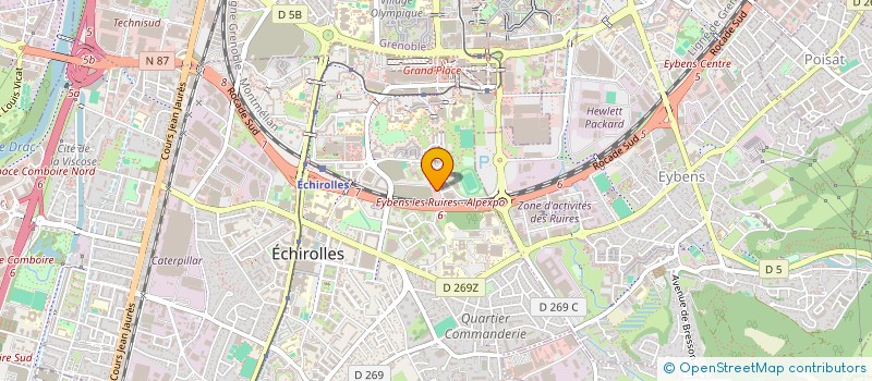 localisation de l'entreprise TB 2021 à ECHIROLLES