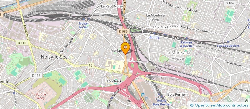 localisation de l'entreprise TB à NOISY-LE-SEC