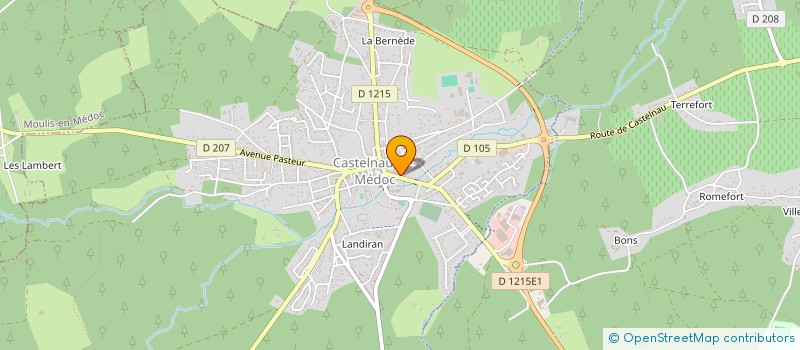 localisation de l'entreprise TB  CASTELNAU-DE-MEDOC