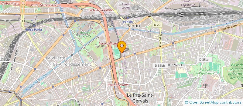 localisation de l'entreprise TB 93  PANTIN