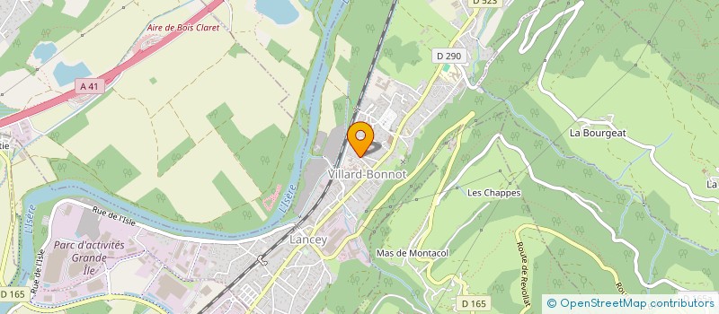 localisation de l'entreprise TB AMEUBLEMENT  VILLARD-BONNOT