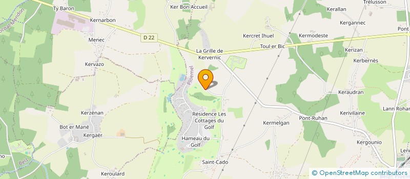 localisation de l'entreprise TB ARCHITECTURE  PLOEMEL