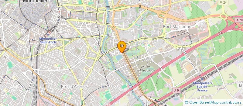 localisation de l'entreprise TB ARTISANAT à MONTPELLIER